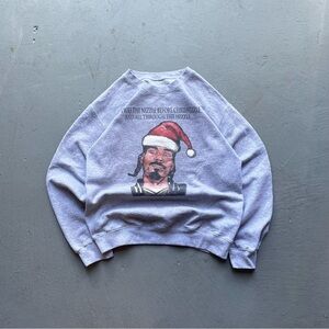 Vintage 1990's Snoop Dogg Funny Christmas Crewneck